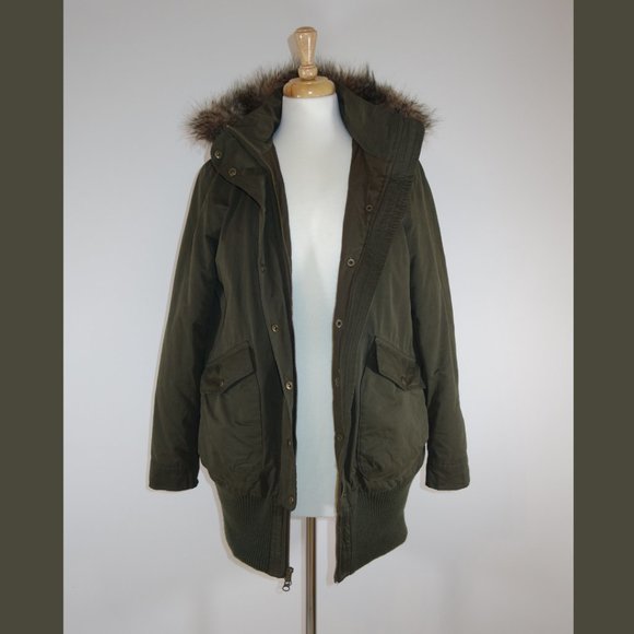 Dark Green Gap Jacket - size M (approx US 6-8) - Picture 6 of 13
